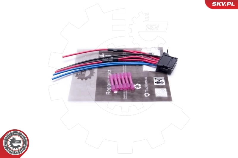 Cable Repair Set, interior heating fan, (eng. preheat sys.)